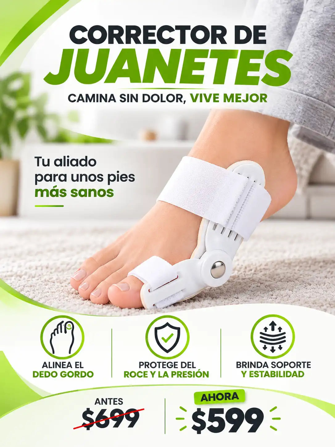 Corrector de juanete ortopedico – IMAVECC